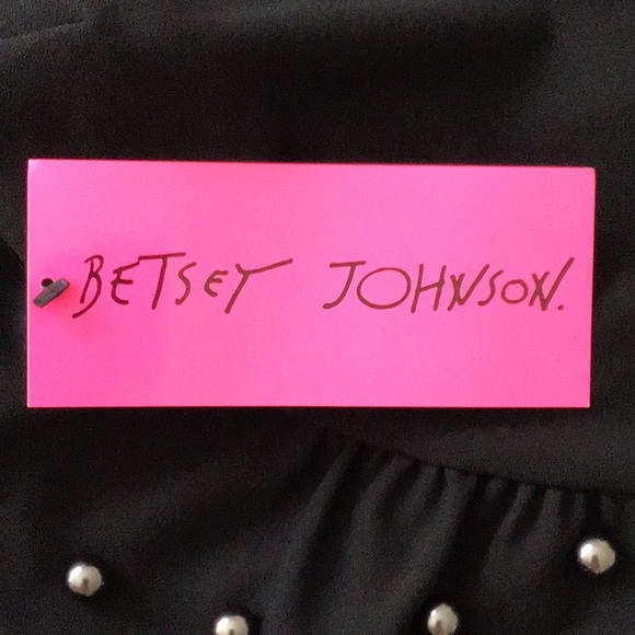 Betsey Johnson Pearl Detailing Little Black Dress XS - Picture 10 of 13